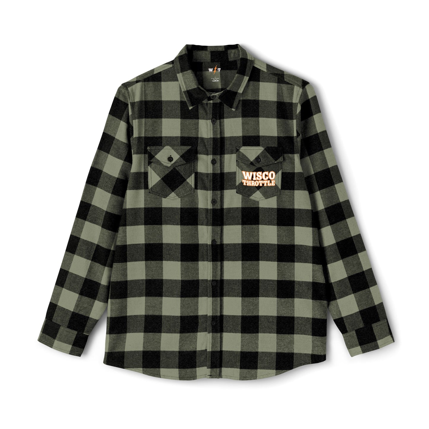 Wisco Throttle Unisex Buffalo Plaid Flannel (Sizes XS - 3XL)