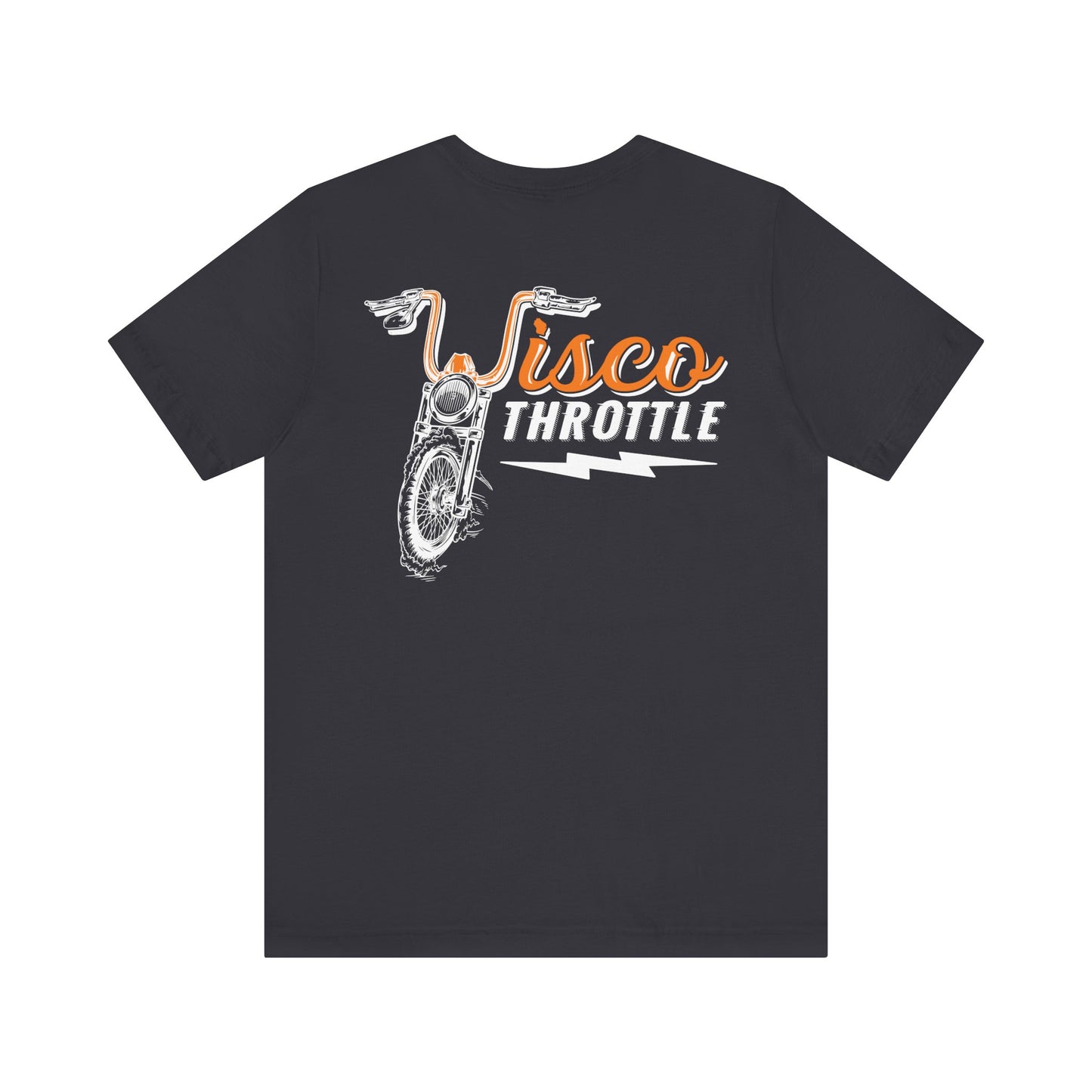 Unisex Wisco Throttle Tee (Back Logo) Sizes S-3XL