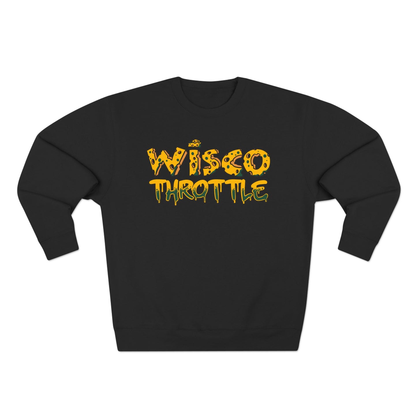 Wisco Throttle Cheese Drip Crewneck