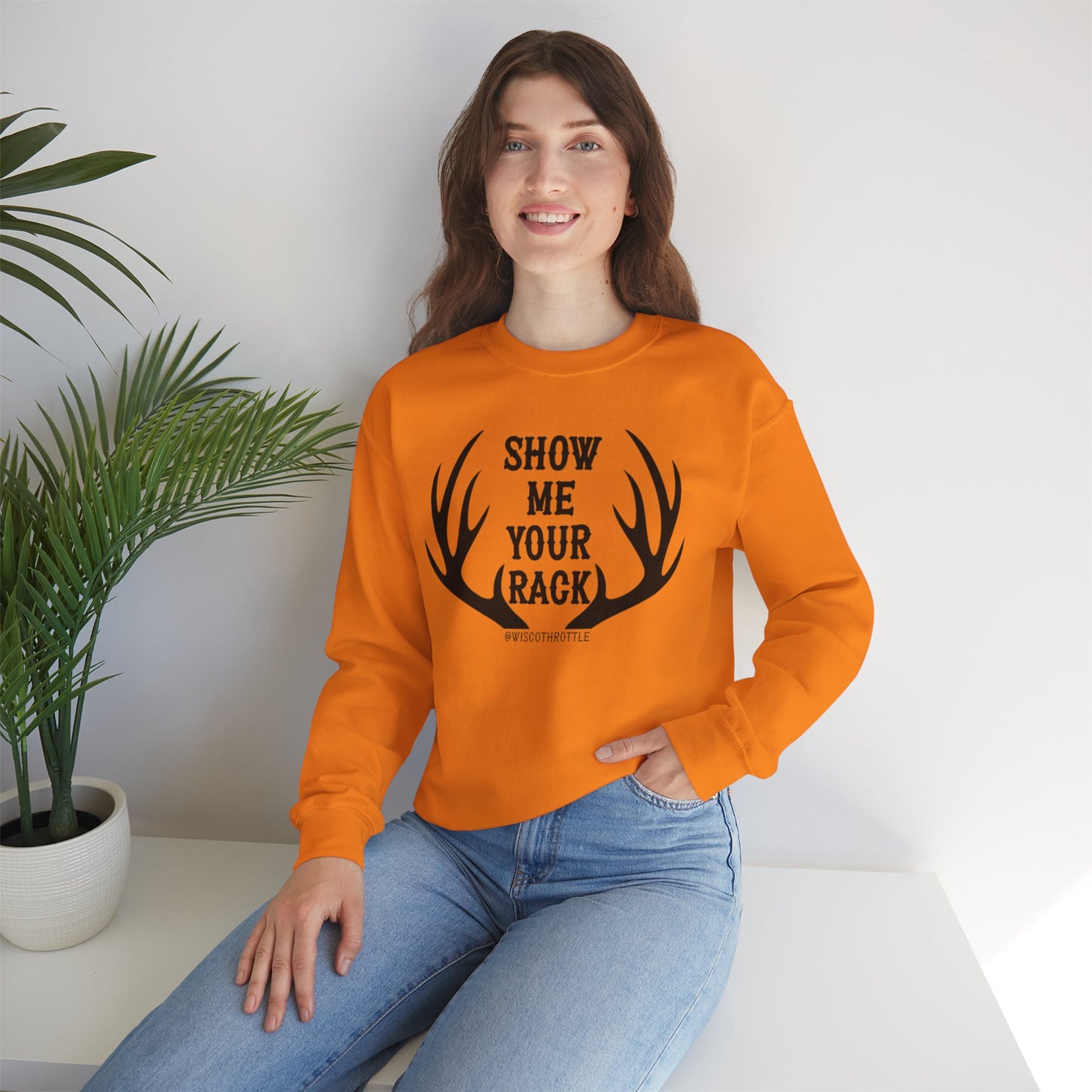 Show Me Your Rack Hunting Crewneck