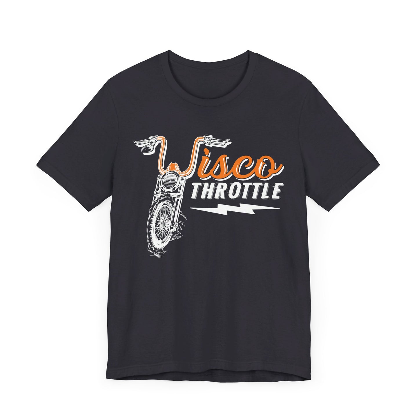 Unisex Wisco Throttle Tee (Front Logo) Sizes S-3XL