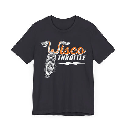 Unisex Wisco Throttle Tee (Front Logo) Sizes S-3XL