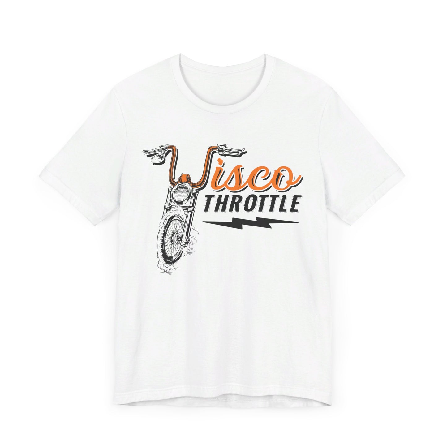 Unisex Wisco Throttle Tee (Front Logo) Sizes S-3XL