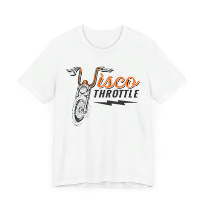 Unisex Wisco Throttle Tee (Front Logo) Sizes S-3XL