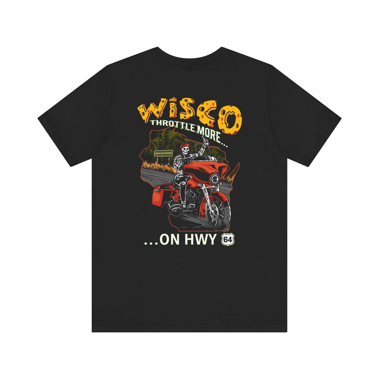 "Throttle More on Hwy 64" Unisex Tee (S-5XL)