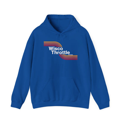 Unisex Wisco Throttle Retro Hoodie (Sizes S-5XL)