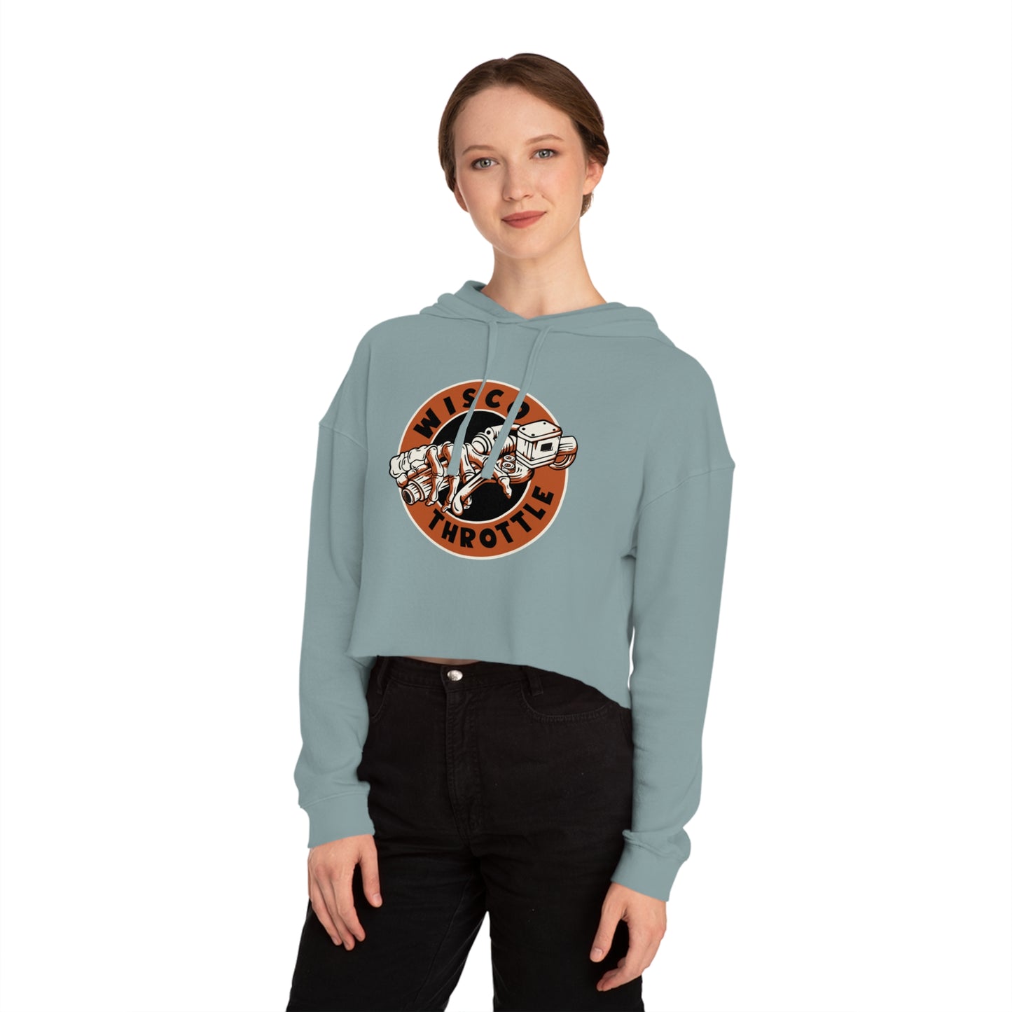 Women's Skeletor Cropped Hoodie (Sizes S-2XL)