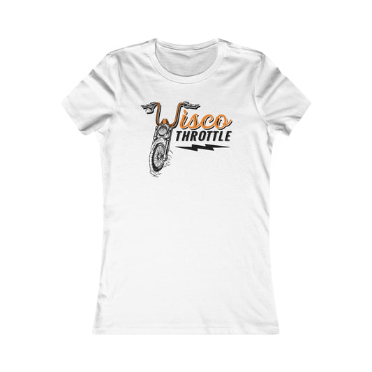 Women's Wisco Throttle OG Tee (Front Logo) Sizes S-2XL