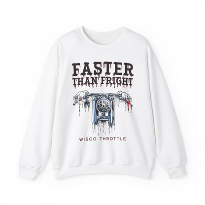 "Faster than Fright" Unisex Crewneck Sweatshirt (S-5XL)