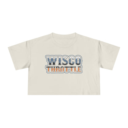 Women's Wisco Throttle Crop Top (Sizes XS-XL)