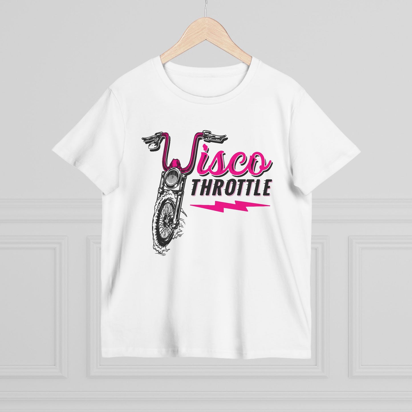 Wisco Throttle Pink Women's Tee
