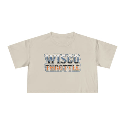 Women's Wisco Throttle Crop Top (Sizes XS-XL)