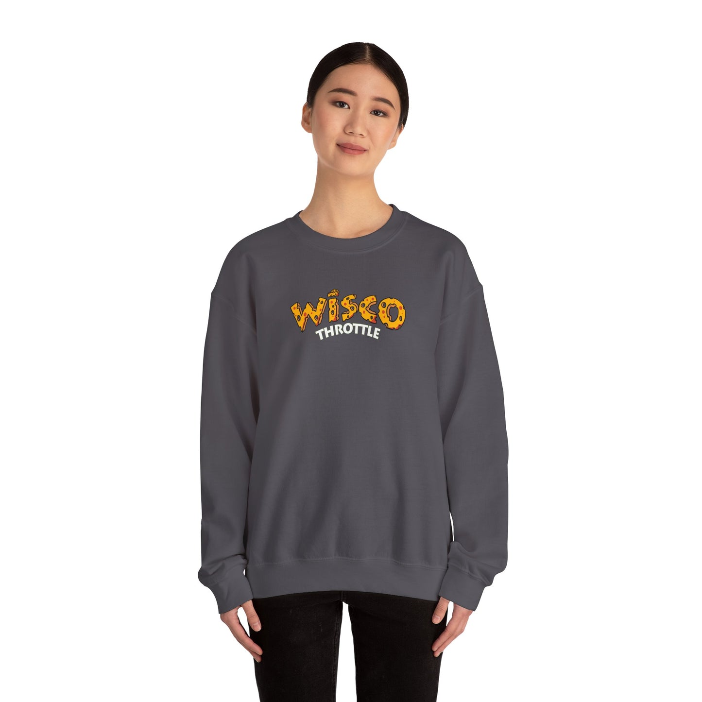 Wisco Throttle Cheese Unisex Crewneck Sweatshirt (S-5XL)