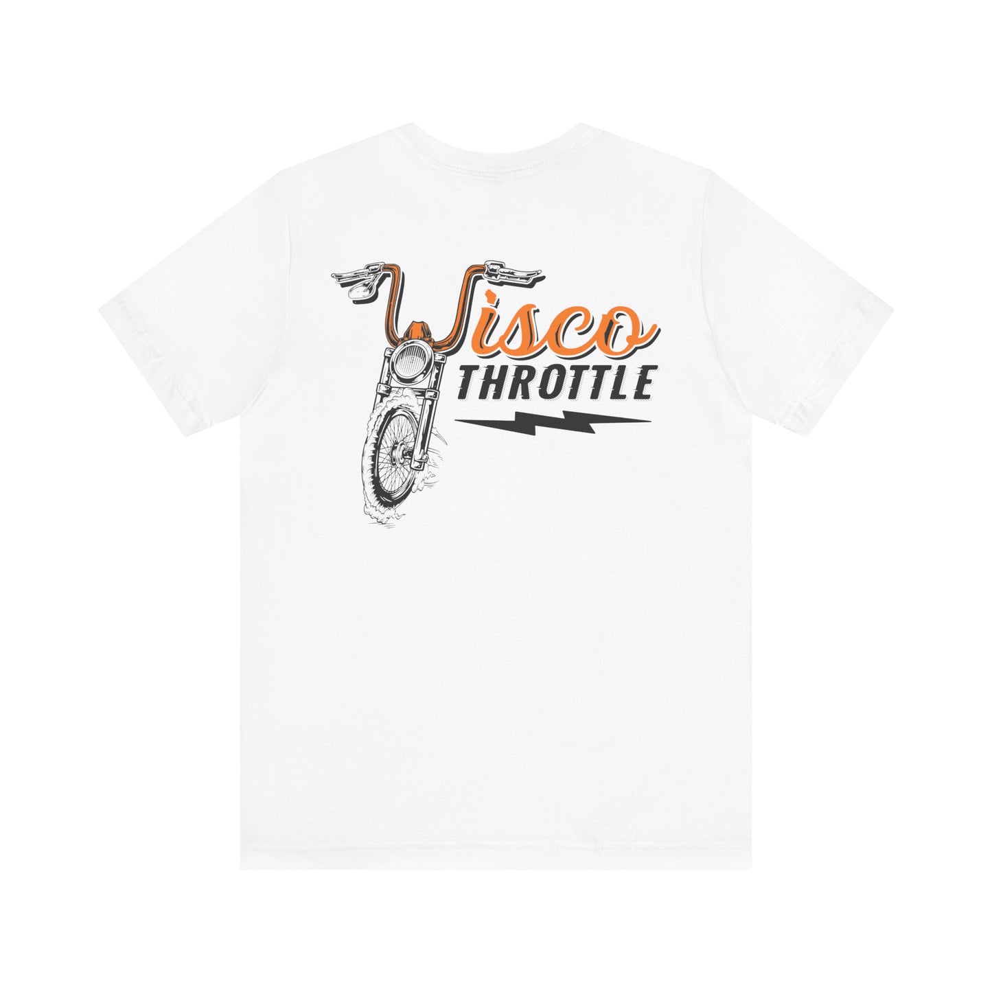 Unisex Wisco Throttle Tee (Back Logo) Sizes S-3XL