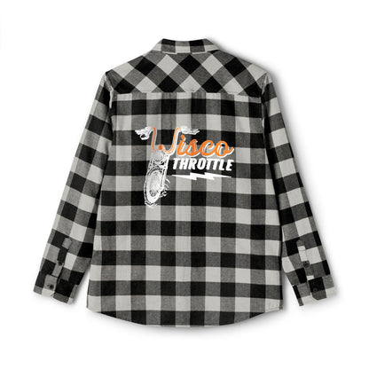 Wisco Throttle Unisex Buffalo Plaid Flannel (Sizes XS - 3XL)