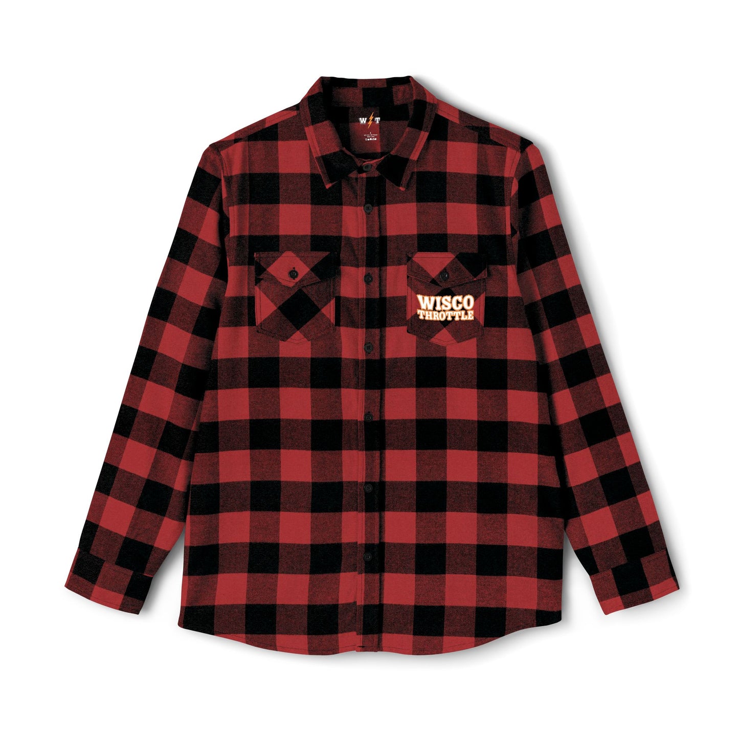 Wisco Throttle Unisex Buffalo Plaid Flannel (Sizes XS - 3XL)