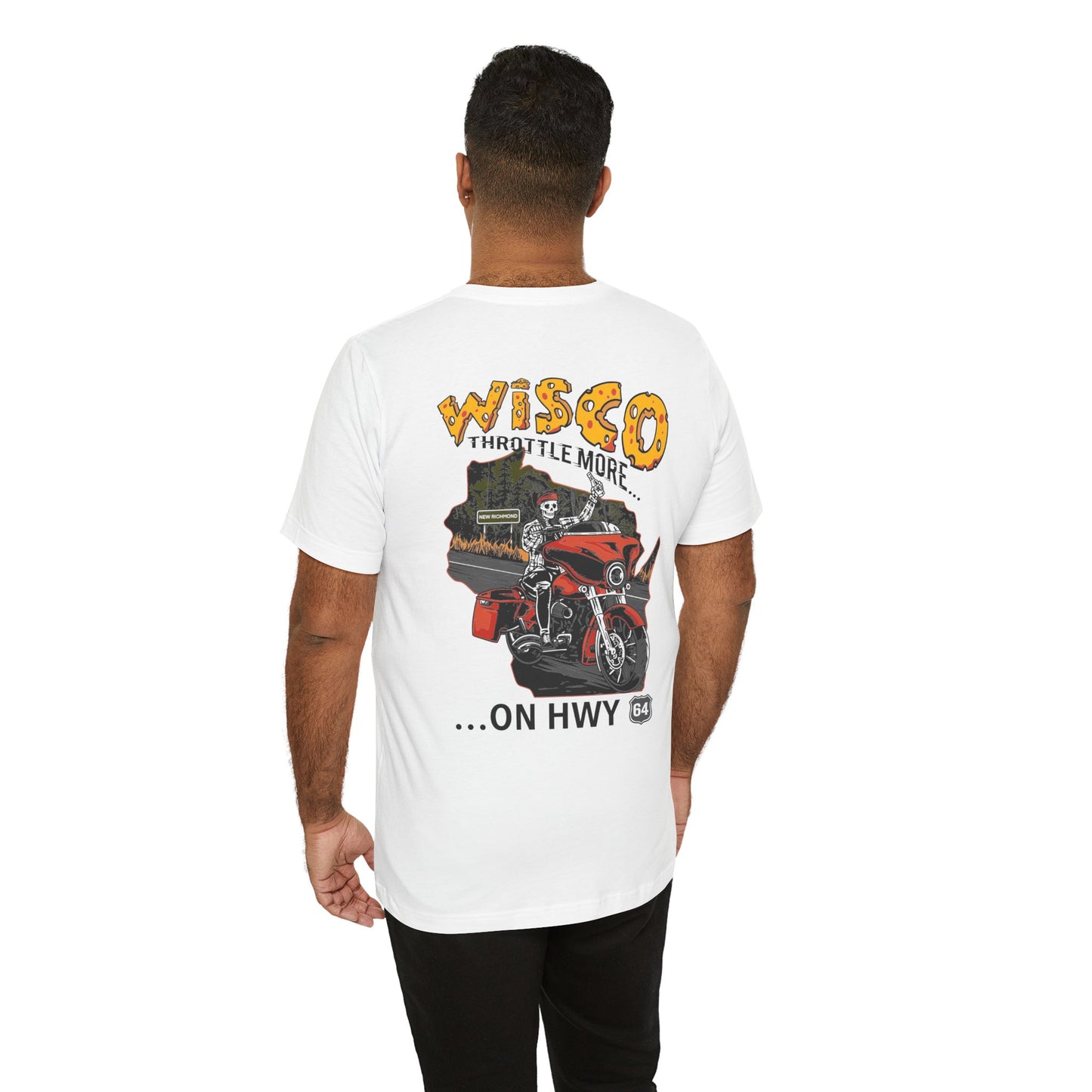 "Throttle More on Hwy 64" Unisex Tee (S-5XL)