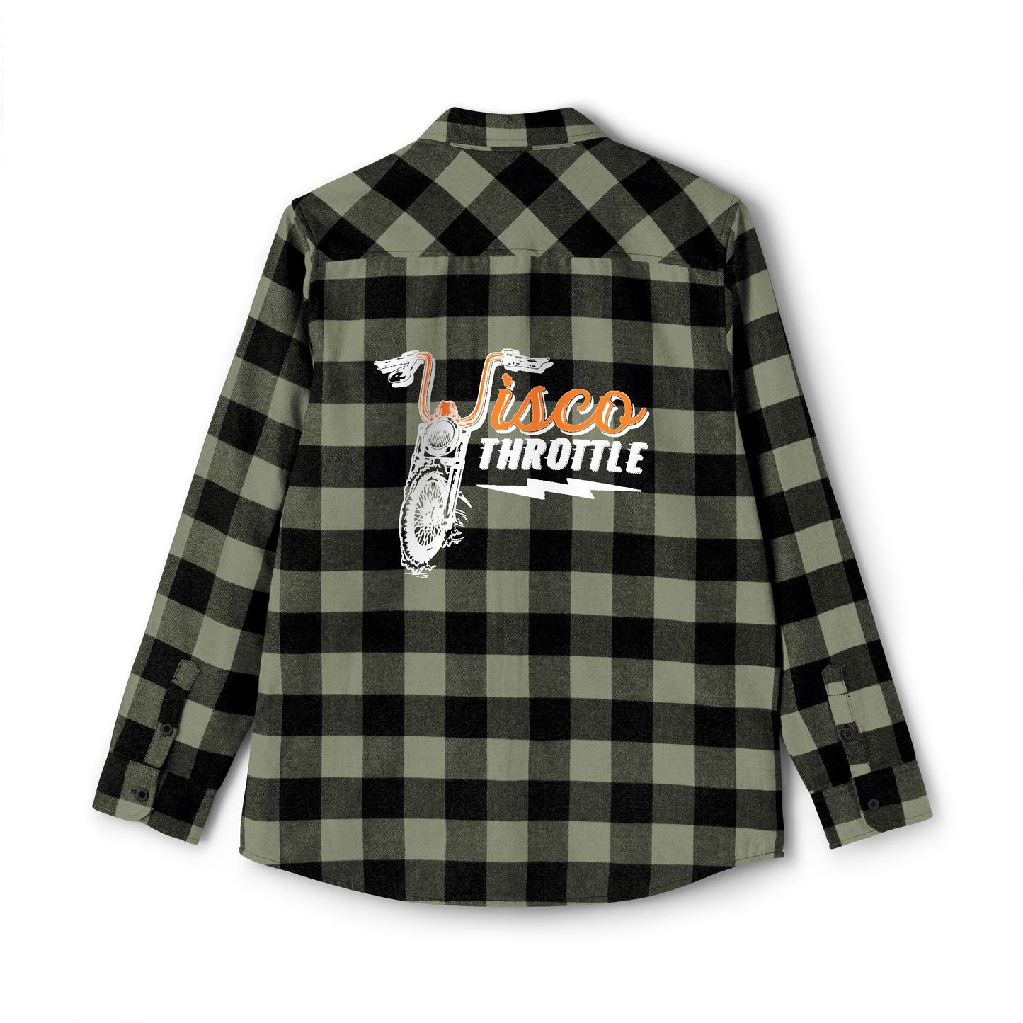 Wisco Throttle Unisex Buffalo Plaid Flannel (Sizes XS - 3XL)