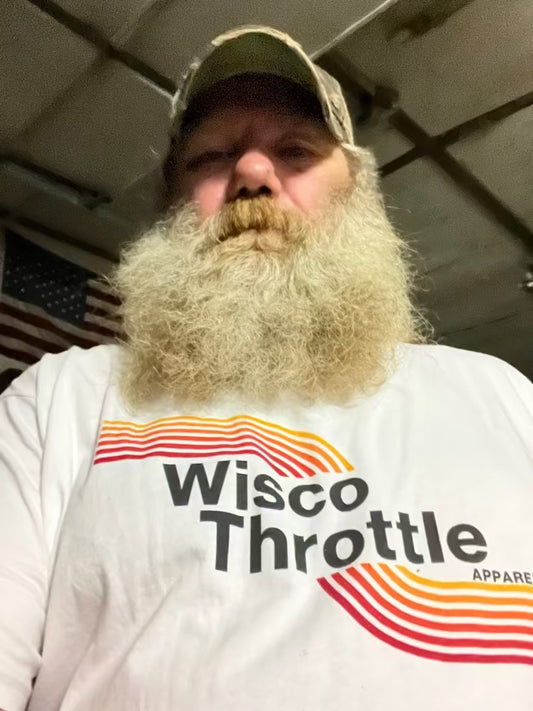 Unisex Wisco Throttle Retro Tee 2.0 (Sizes S-5XL)