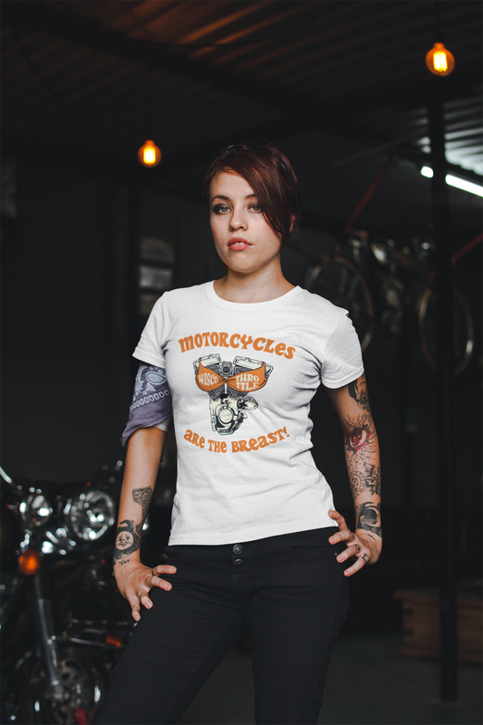 Motorcycles are the BREAST! Unisex Tee